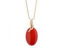 Pendant 541767 26 Zircônias Pedra Vermelha